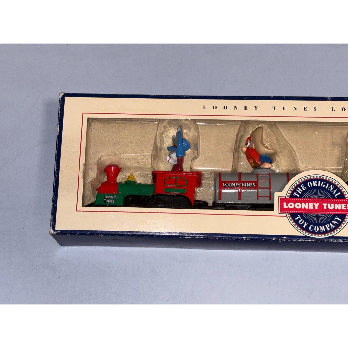 14" Vintage 1993 Looney Tunes Toy Company Locomotion 4-Pc Die Cast Metal Train