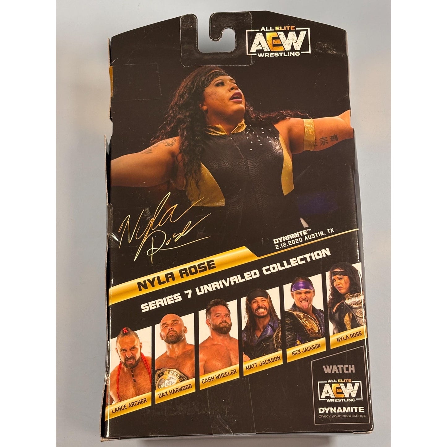 AEW Unrivaled Collection Nyla Rose Action Figure 2021 Jazwares Series 7 New