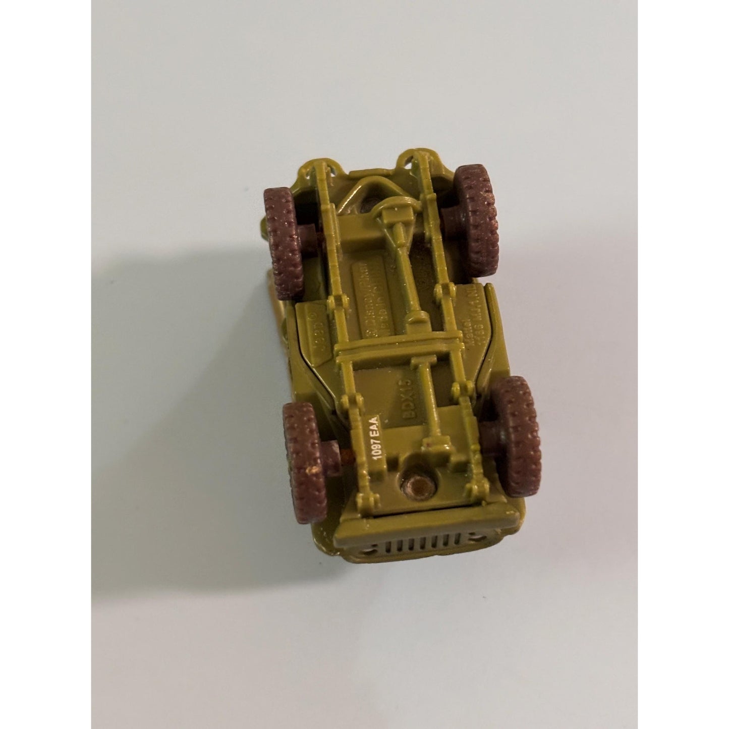 Disney Pixar Cars Sarge 42 Willys Army Jeep Diecast Mattel 1:55 Military Vehicle
