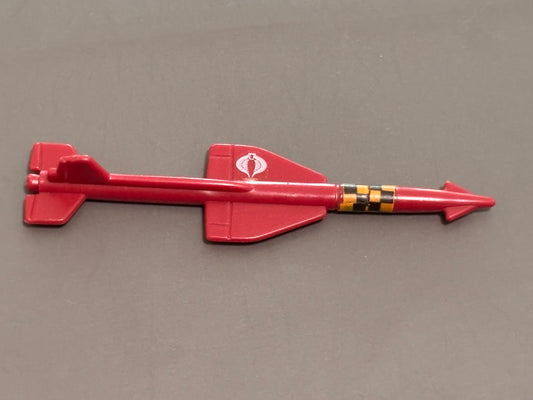 GI Joe Vehicle Cobra Hydro Sled Missile Bomb Vintage 1986 Original Part