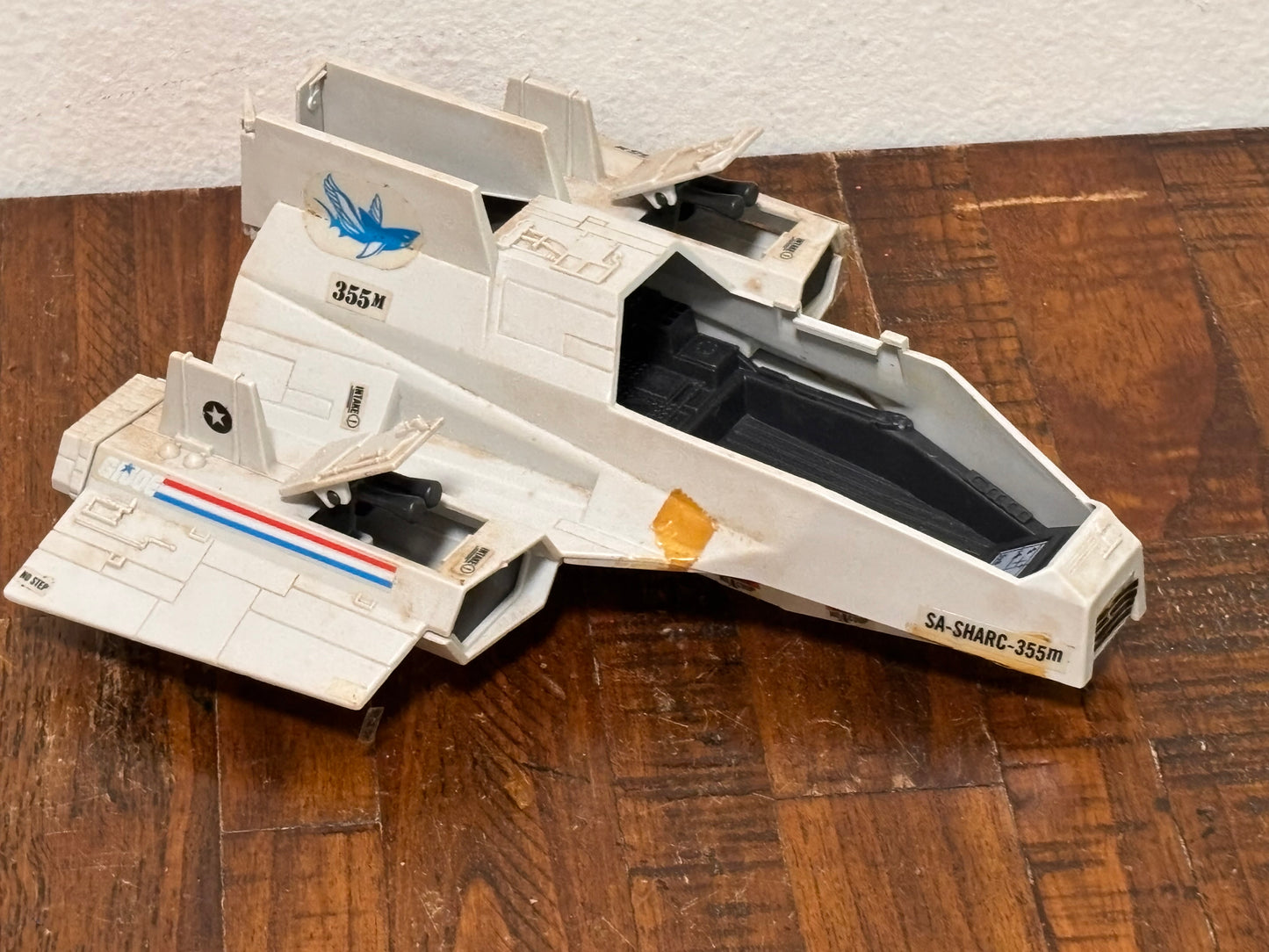 Vintage 1984 GI Joe Sharc SA-SHARC-355m Hasbro Great American Hero Vehicle