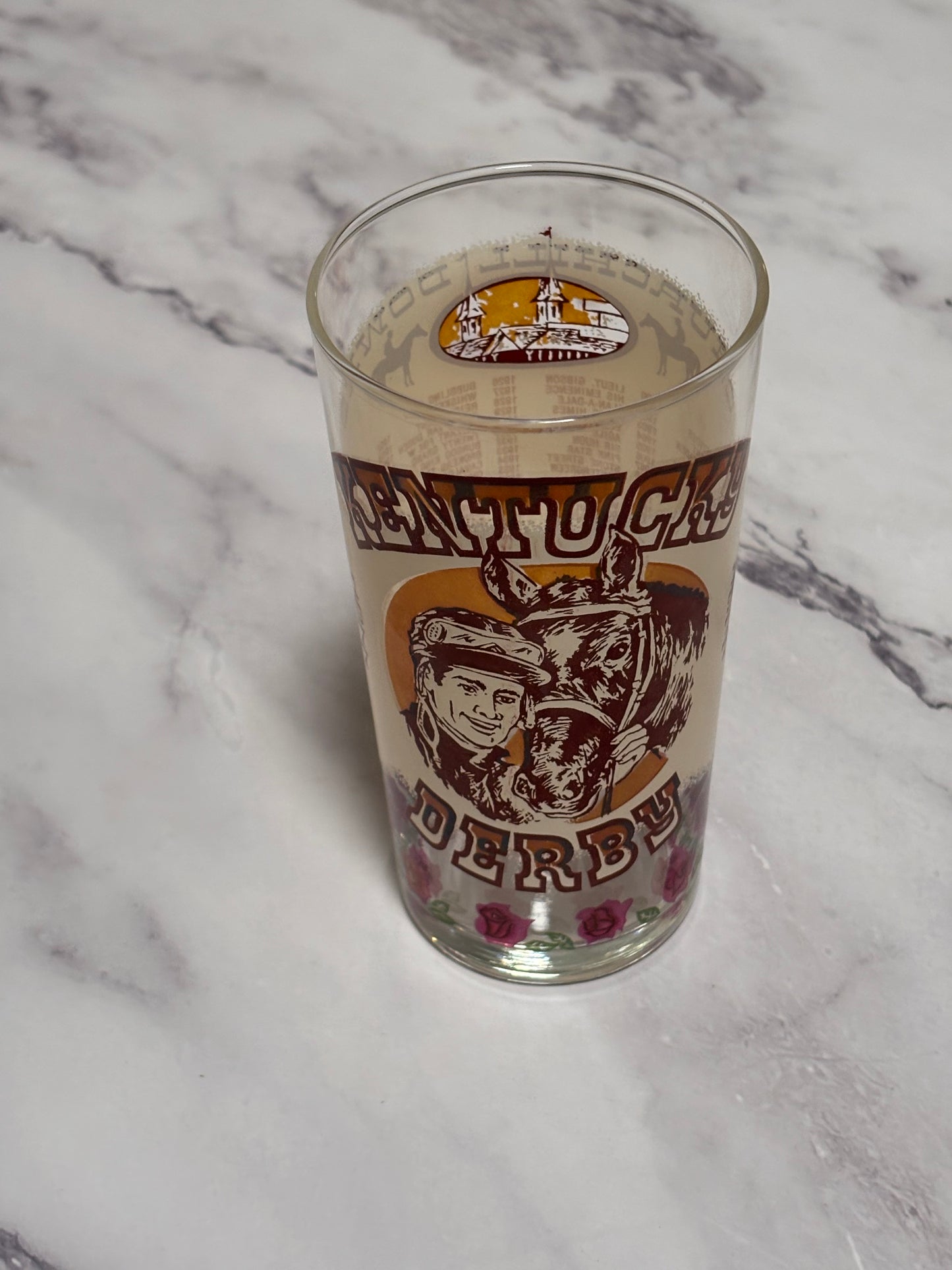 1977 Kentucky Derby Official 103rd Churchill Downs Vintage Julep Glass Louisville