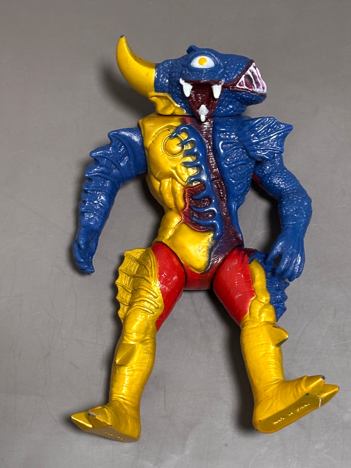 1993 Bandai Mighty Morphin Power Rangers Villain Goo Fish Action Figure 8”