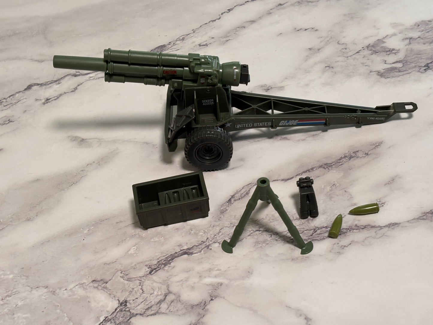 Mountain Howitzer GI Joe 1984 Hasbro Vintage Action Figure Vehicle Gun