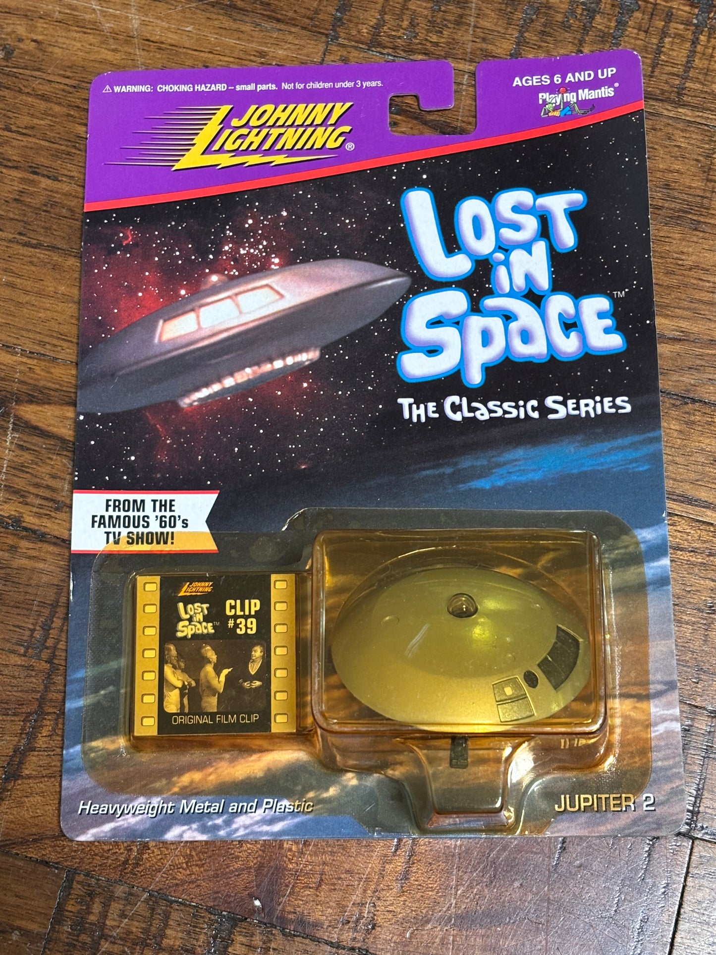 Johnny Lightning Lost In Space The Classic Series Jupiter 2 Toy Vehicle Figure Clip #39 New