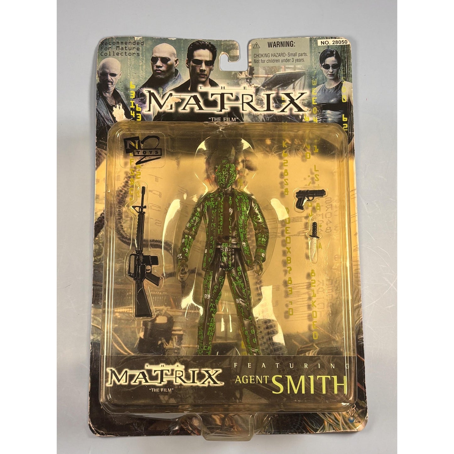 The Matrix Clear Agent Will Smith Action Figure The Film N2 Toys 1999 Vintage 6”