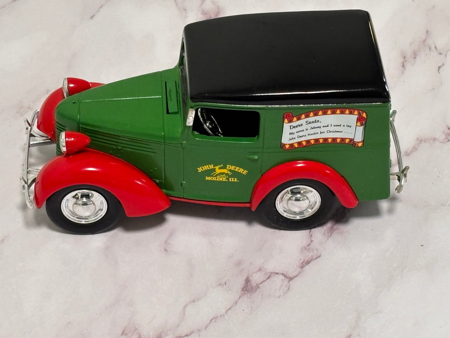 John Deere 1938 Bantam Panel Van Bank Die-Cast Metal Vehicle, ERTL Collectibles