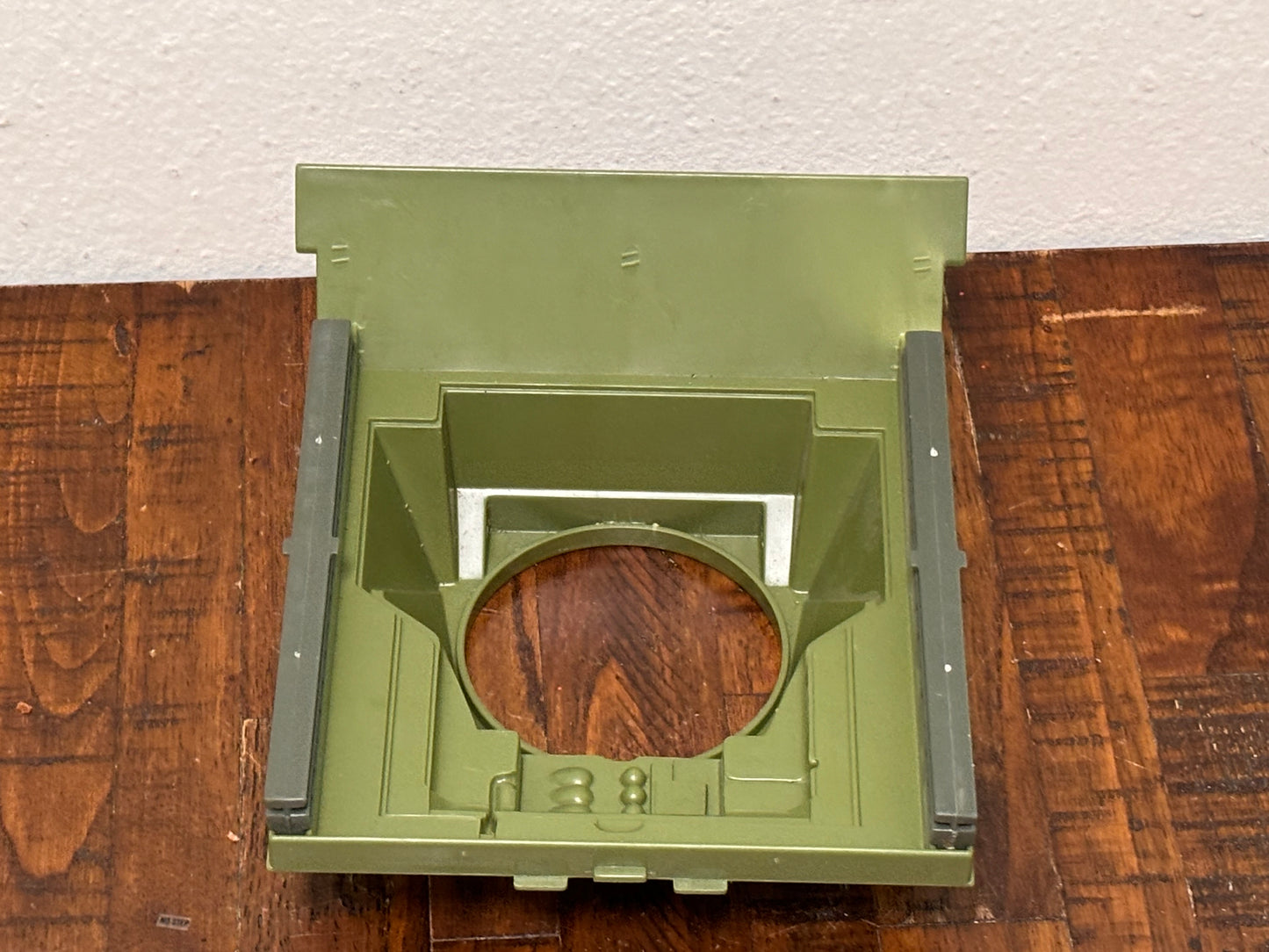 Vintage GI Joe Rolling Thunder Turret Base Support Original 1988 Vehicle Green