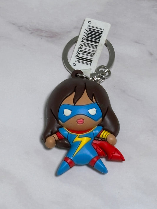 Marvel Ms. Marvel Blind Bag Keyring for Keychain - Ms. Marvel 3” New