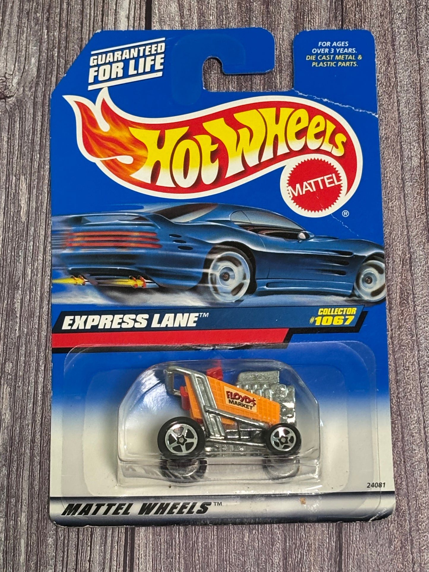 Hot Wheels Mattel Express Lane 24081 Floyds Market Shopping Cart Collector #1067