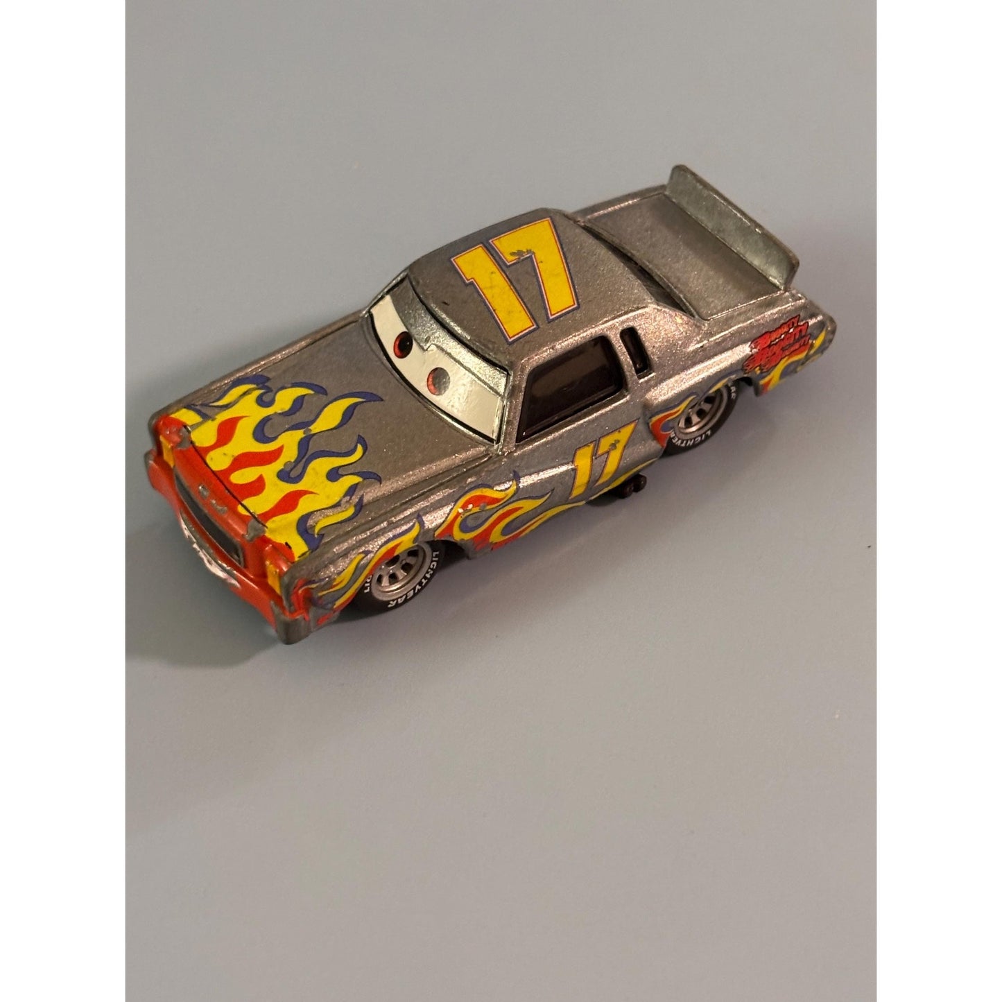 Disney / Pixar Cars The World of Cars Darrell Cartrip Diecast Car #43 Silver