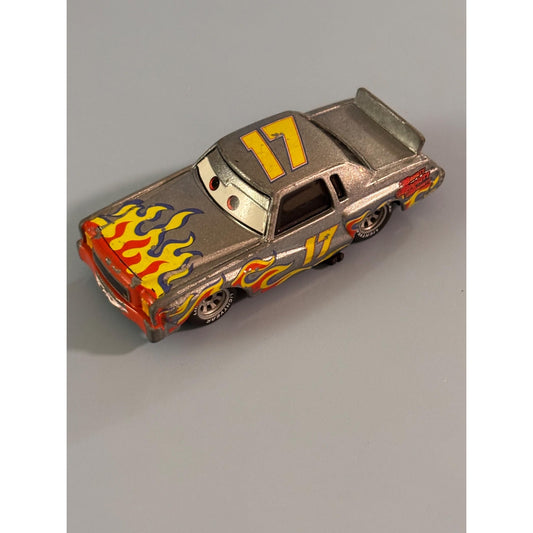 Disney / Pixar Cars The World of Cars Darrell Cartrip Diecast Car #43 Silver