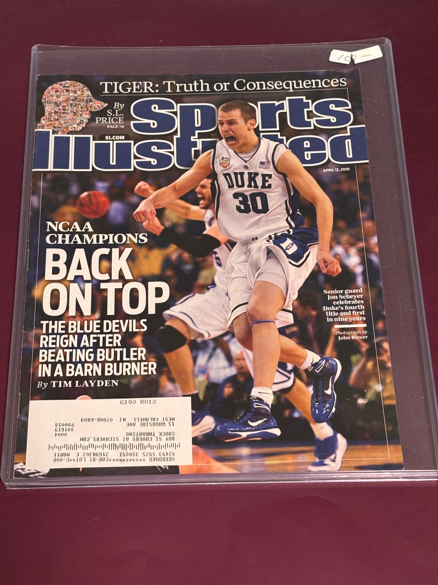 Sports Illustrated April 12 2010 Jon Scheyer Duke NCAA Champions Back On Top 4/12/10