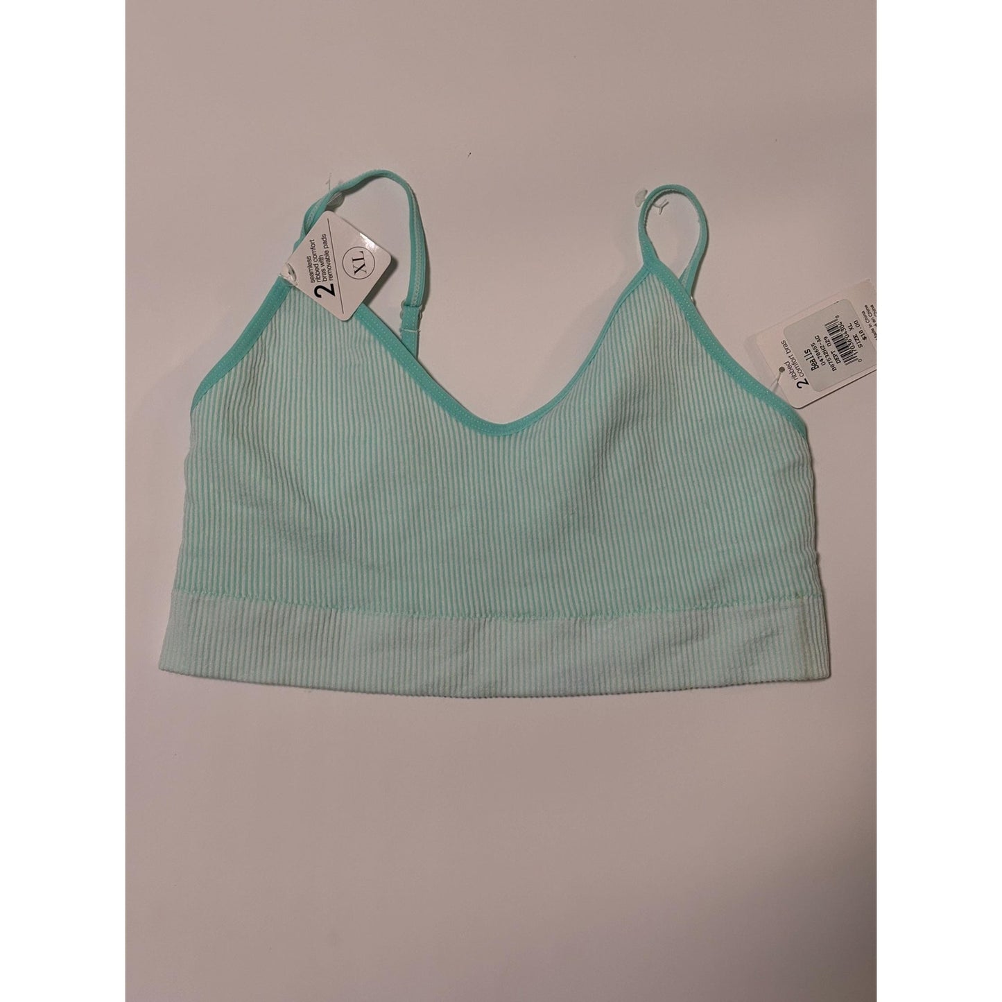 Rene Rofe Soft Foam Wireless T-Shirt Bra Mint Green NWT XL