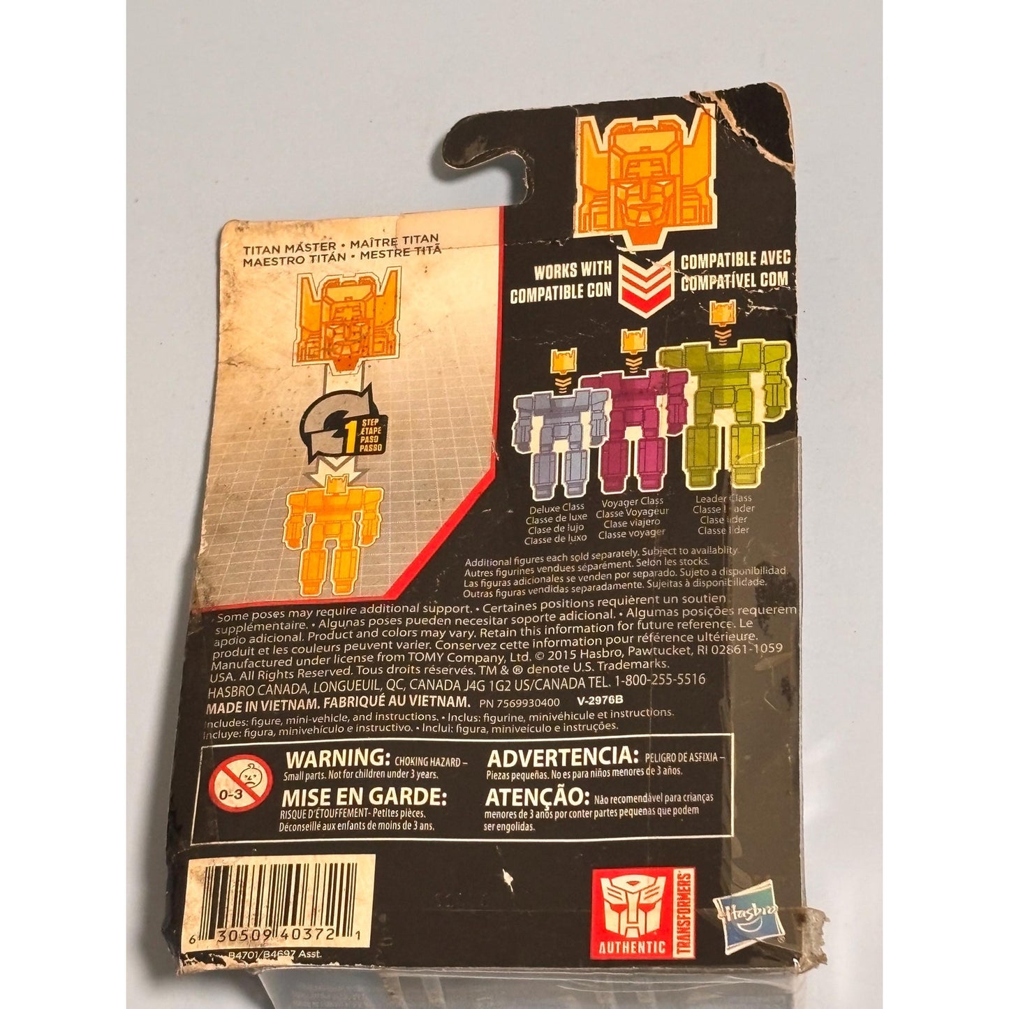 Transformers Generations Titans Return Titan Master LOUDMOUTH 2015 action figure