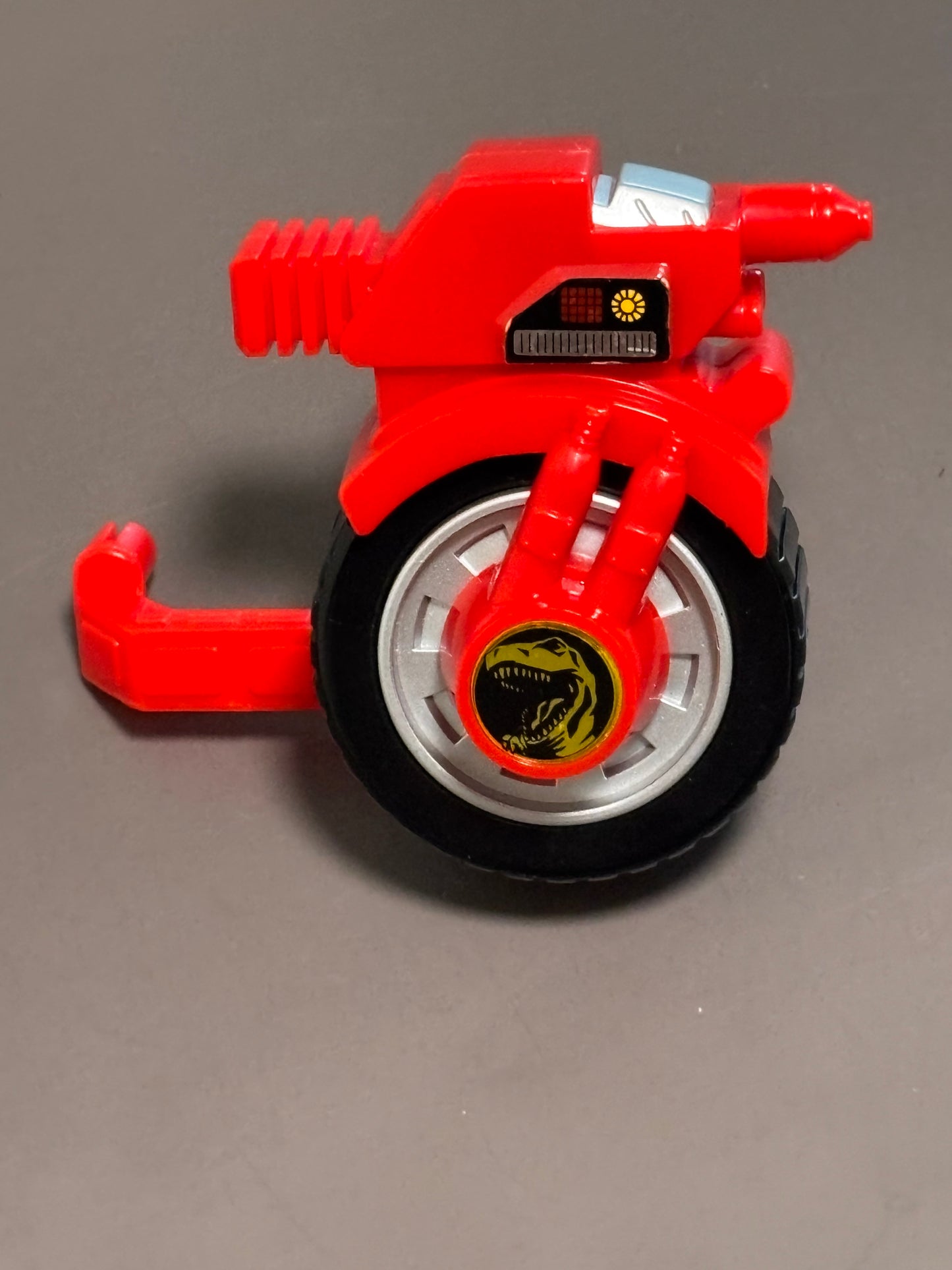 Vintage 1993 Bandai Power Rangers Battle Bike Tyrannosaurus Red Side Only