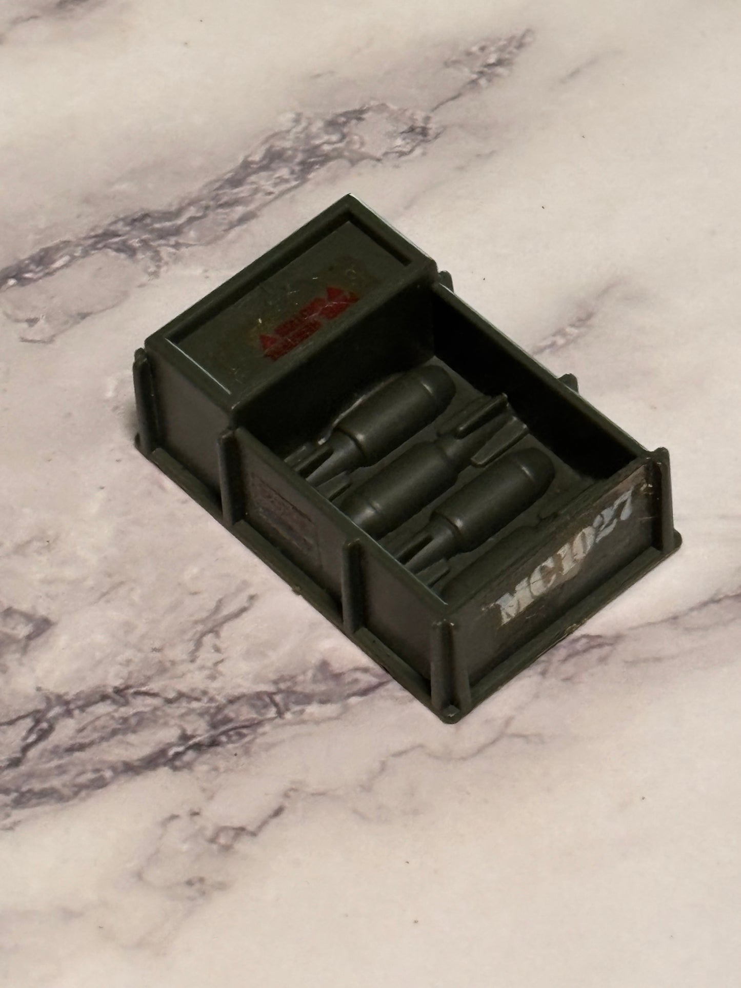 GI Joe Forward Observer Unit Ammo Box Crate Vehicle Part ARAH 1984