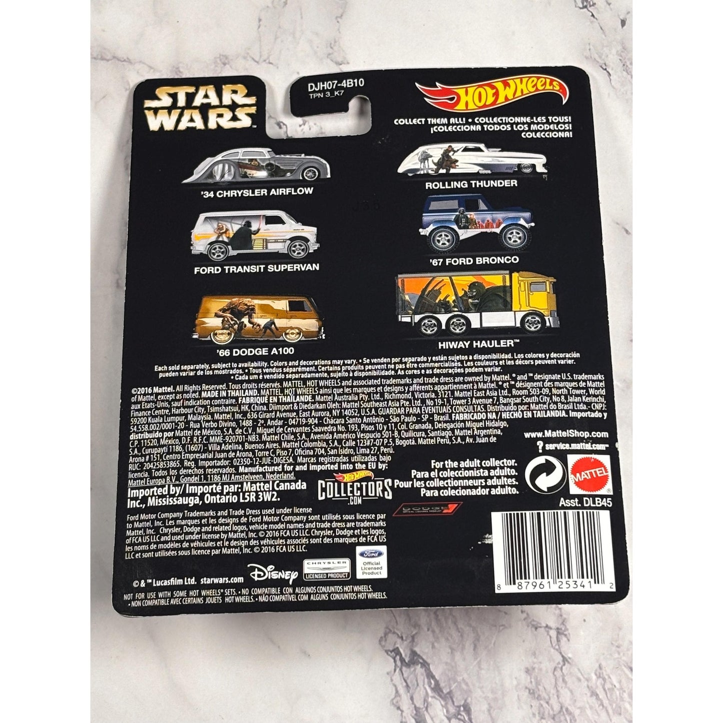 2016 Hot Wheels Star Wars Ralph McQuarrie Brown ‘66 Dodge 1:64 Scale Van New