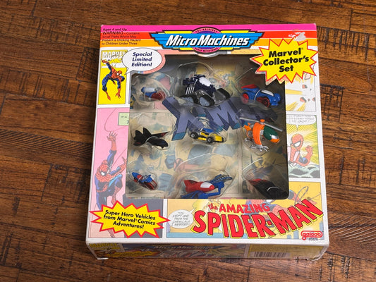 Micro Machines Marvel Collector's Set Amazing Spider-Man X-Men 1993 Mini Miniature Limited Edition New