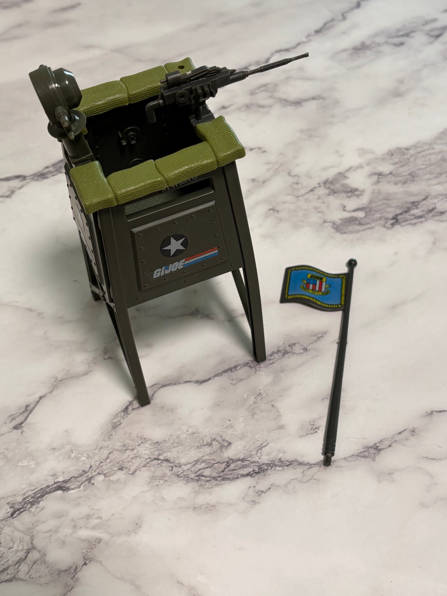GI Joe Cobra Watch Tower Battle Station Playset 1984 Vintage Complete