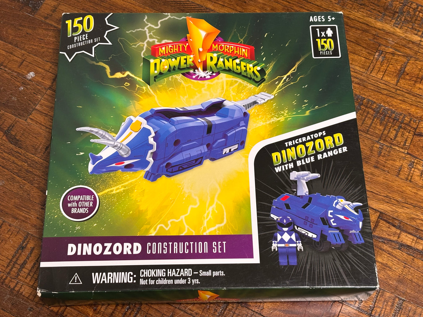 Hasbro Mighty Morphin Power Rangers Dinozord Construction Building Blocks Set Mastodon Figure New