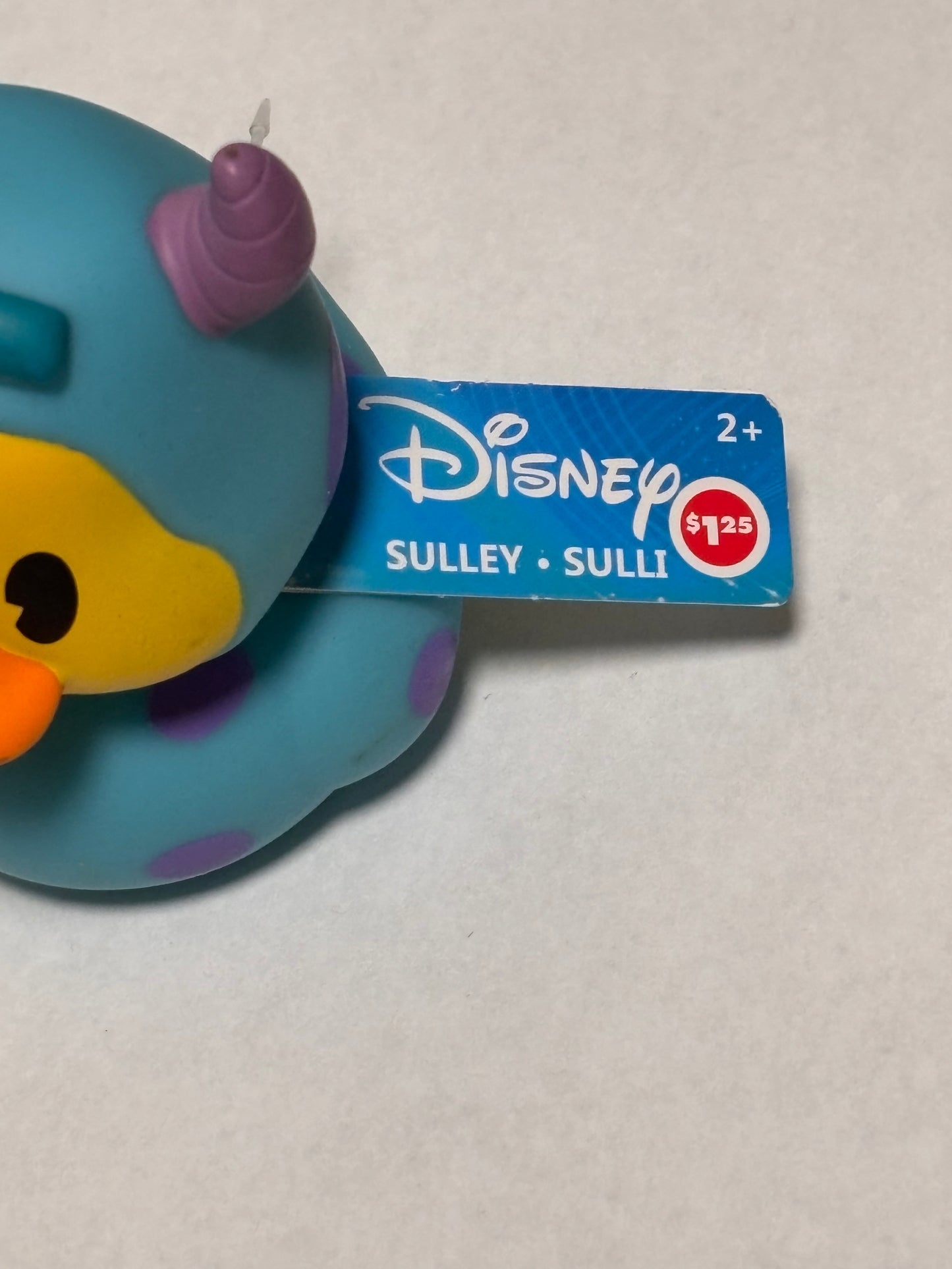 Disney Pixar Just Play 2024 Rubber Duck Duckie 3” Plastic Bath Toy Cruise Jeep Monsters Inc Sully New NWT