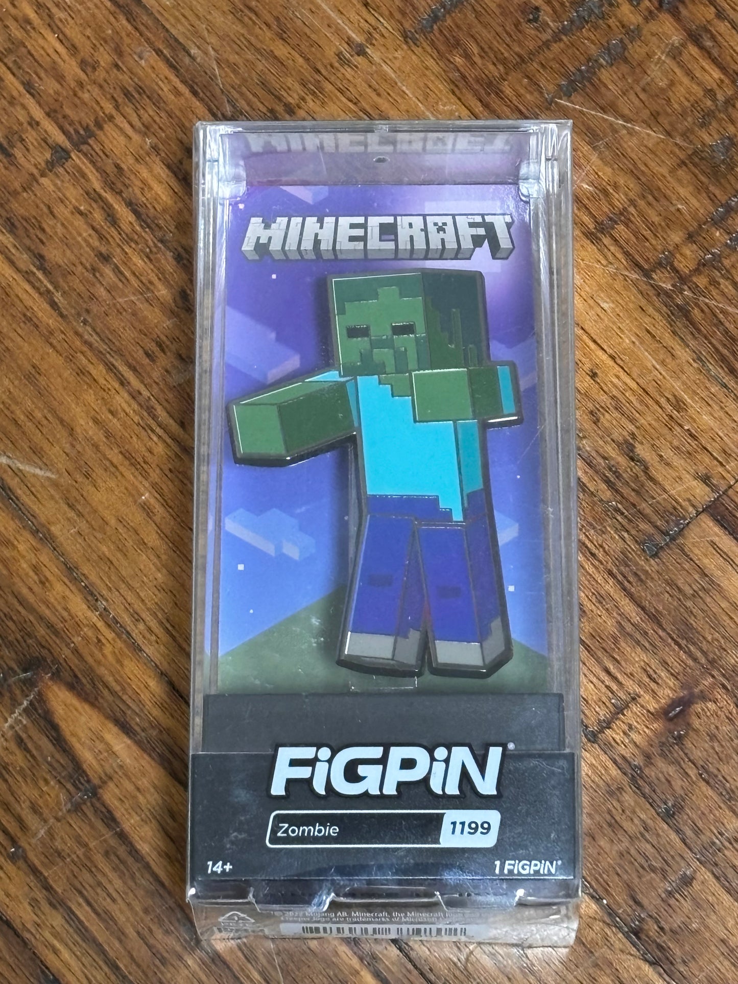 FigPin New Collectible Enamel Pin Minecraft #1199 Zombie EVand Exclusive Limited Edition LE /1000