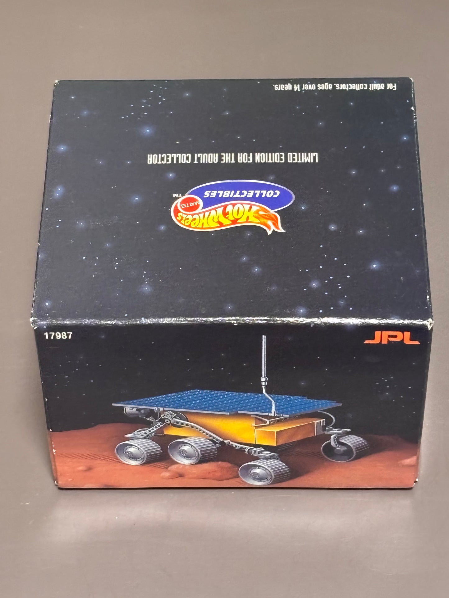 Hot Wheels Sojourner Mars Rover JPL 24K Gold Plated Limited Collector Edition