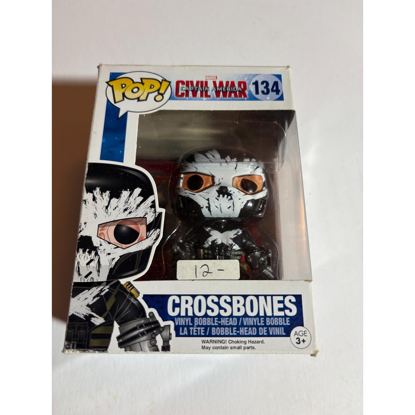 POP! Funko Vinyl Figure New in Box Marvel Captain America Civil War #134 CrossBones
