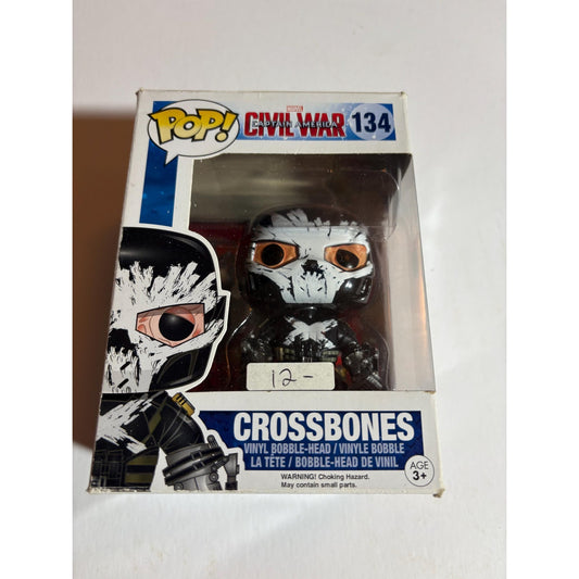 POP! Funko Vinyl Figure New in Box Marvel Captain America Civil War #134 CrossBones