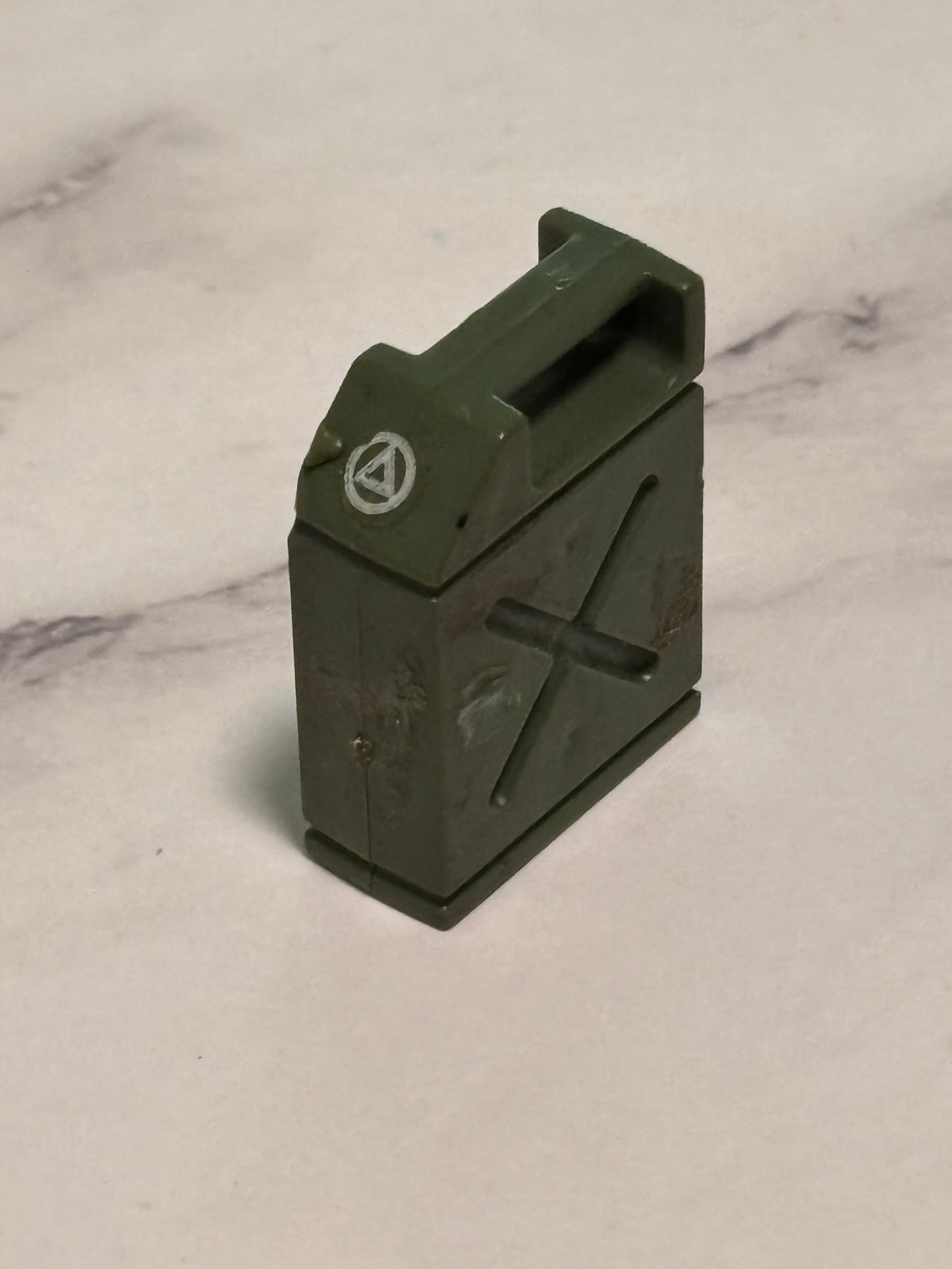 1984 Gi Joe Mortar Defense Unit Gas Jerry Can Original Accessory Green