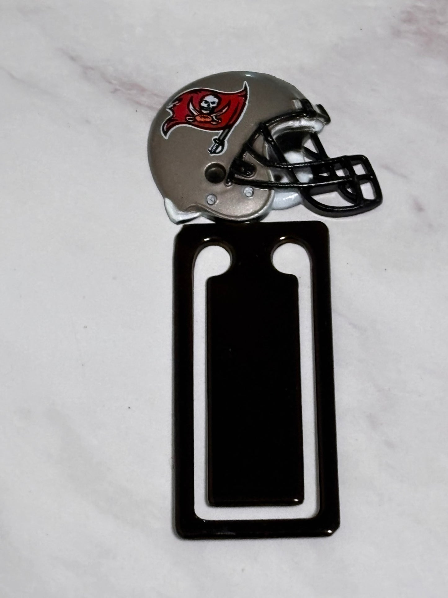 Tampa Bay Bucs book marker mini helmet Pro Football NFL Read all about it!