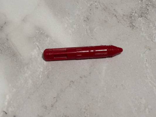 Vintage GI Joe Cobra Night Condor Z-25 Missile Bomb Part ARAH 1989 Red