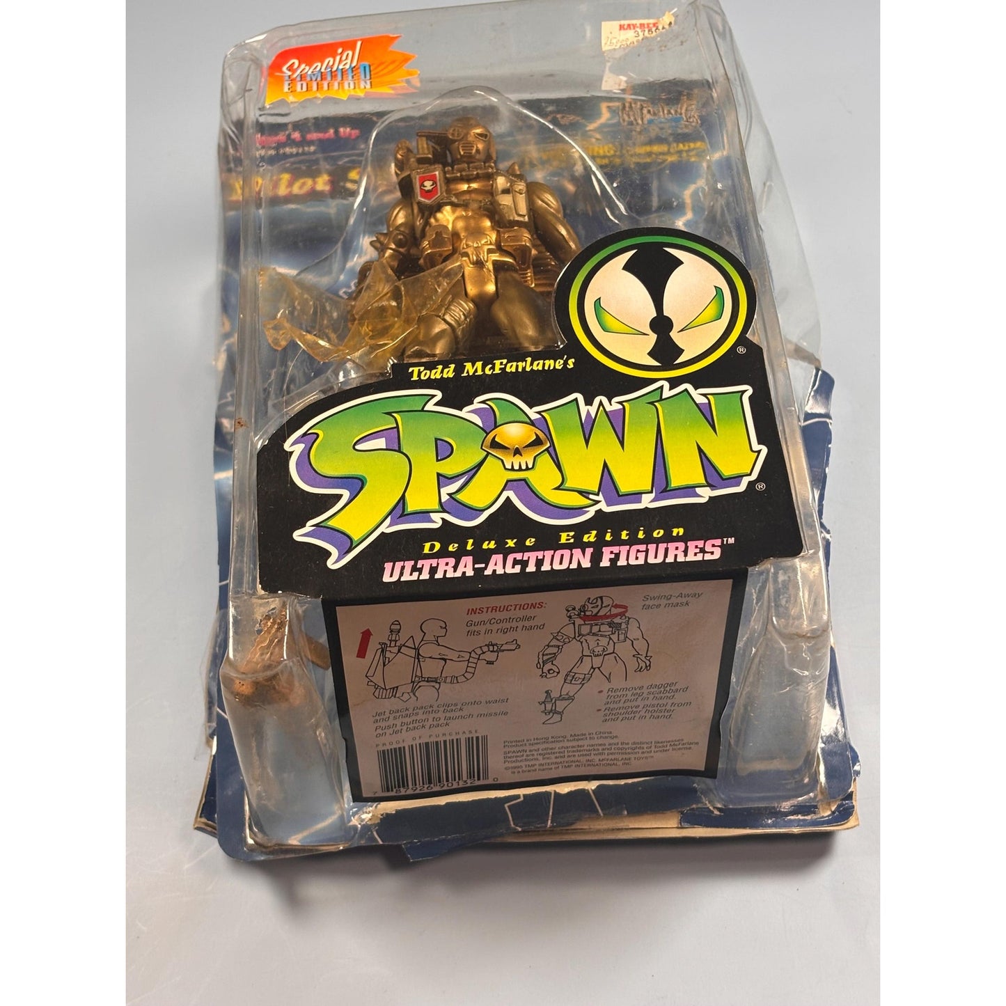 McFarlane Toys Pilot Spawn Special Limited Gold Edition Action Figure new