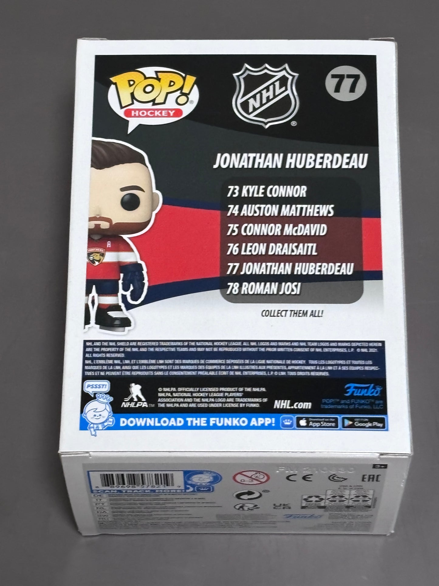 Funko Pop! NHL: Florida Panthers - Jonathan Huberdeau Home Uniform 77