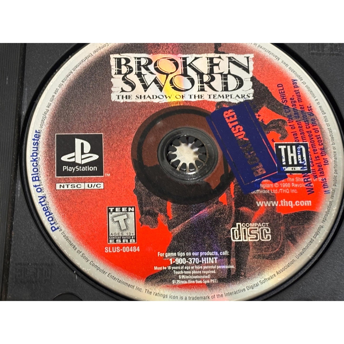 Broken Sword: The Shadow of the Templars (Sony PlayStation 1, 1998) Blockbuster