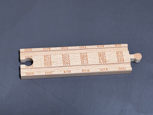 Straight Thomas & Friends Wooden Railway Train Track or Road Double Sided
