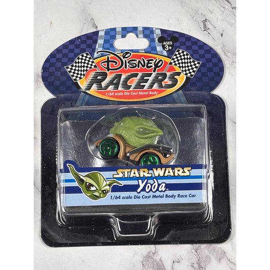 New Original Yoda Disney Racers Star Wars die-cast metal race car Disney Park