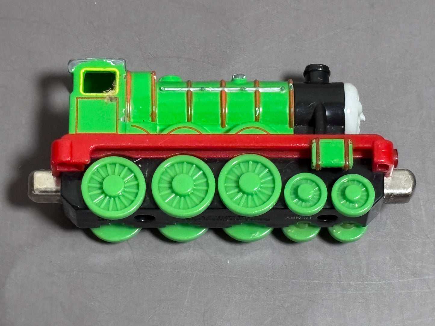 Thomas & Friends Take N’ Play Henry Engine Metal Train 2009 Mattel Green