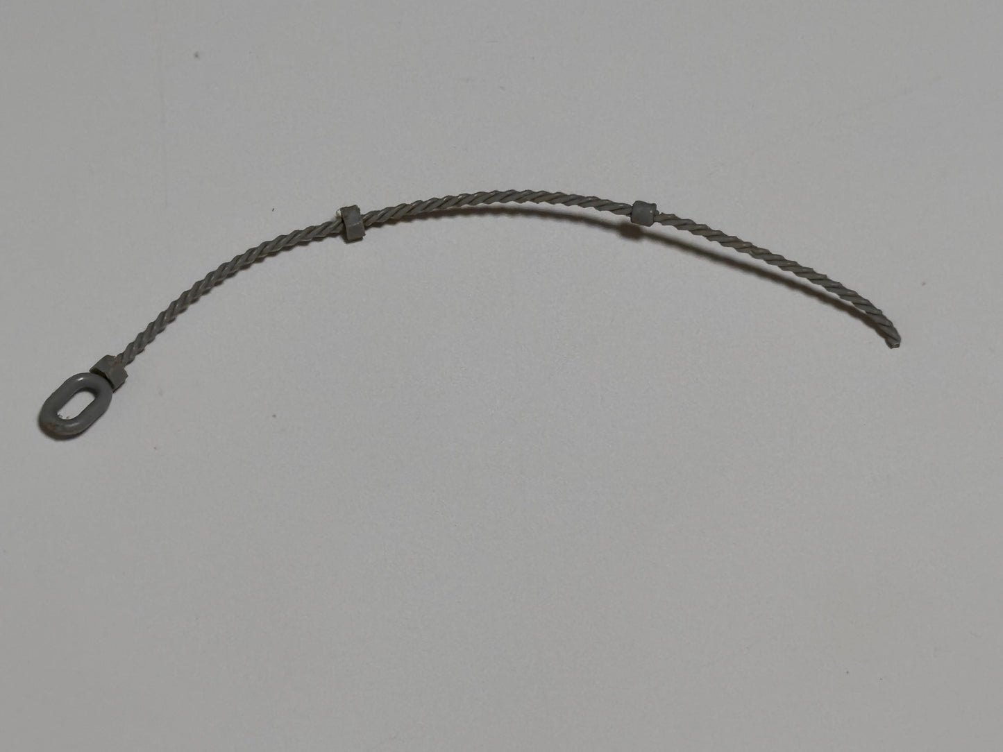 GI Joe Mauler MBT Tank Dark Gray Tow Rope Cable 1985 Vintage Part