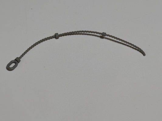 GI Joe Mauler MBT Tank Dark Gray Tow Rope Cable 1985 Vintage Part
