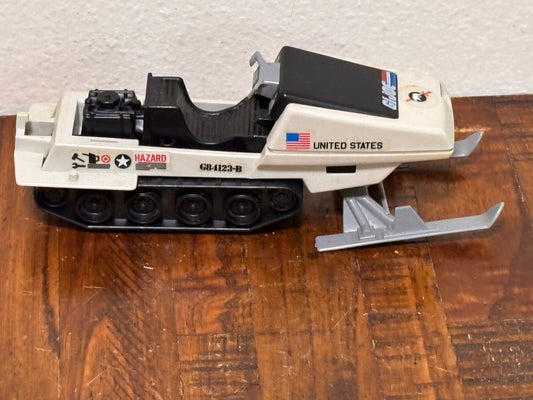 Vintage Hasbro 1983 GI Joe Polar Battle Bear Skimobile Snowmobile Vehicle
