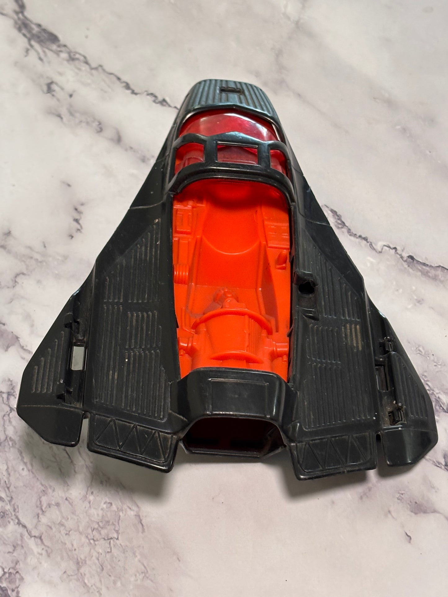 GI Joe Night Raven Recon Drone Jet Plane Vintage 1986 ARAH Vehicle Black Red