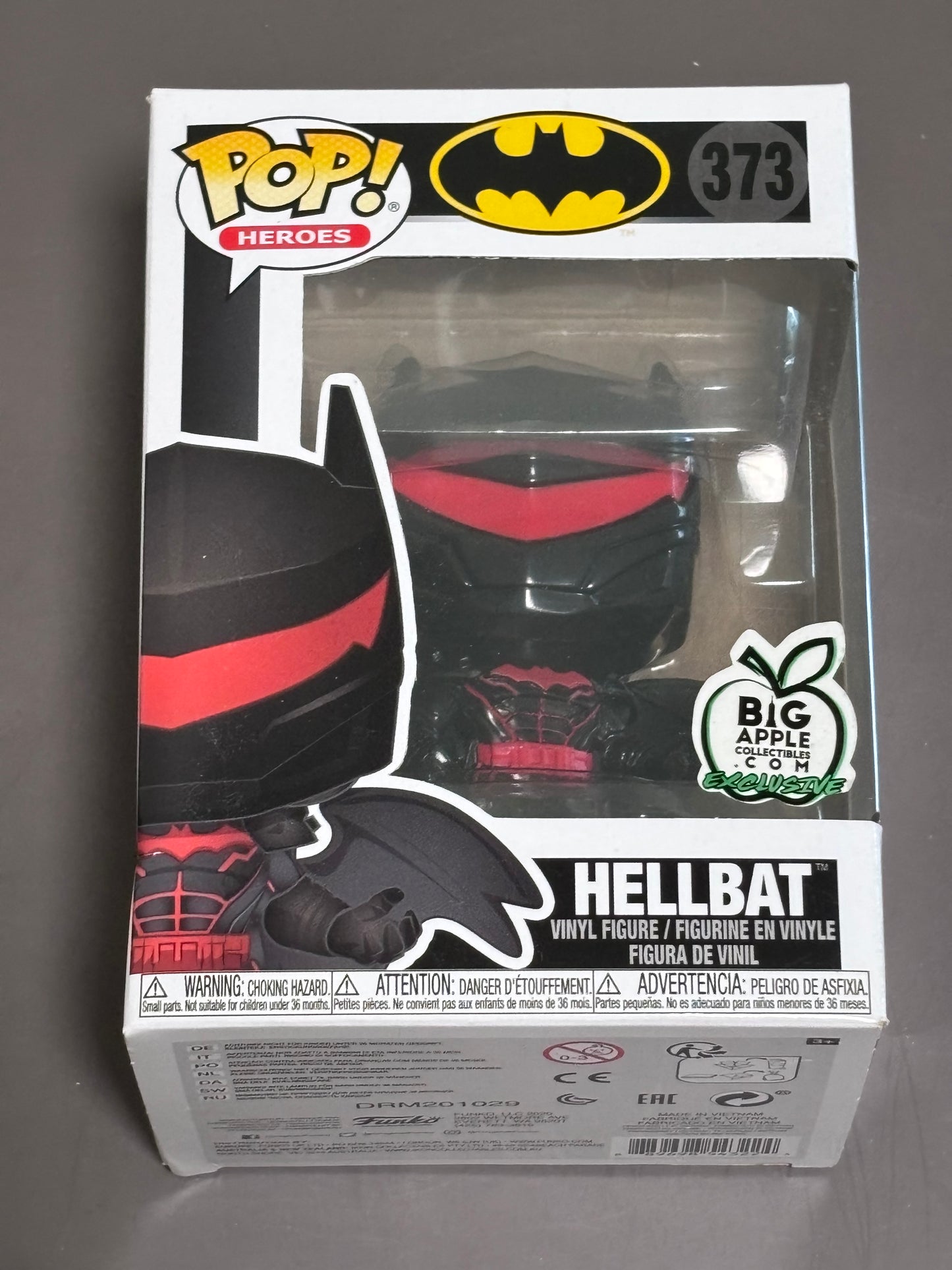 Funko Pop DC Comics Universe Batman Hellbat Big Apple Collectibles Exclusive 373