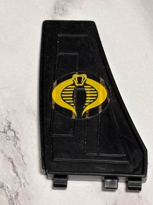 GI Joe Cobra Mamba Rear Tail Fin Wing Vehicle Part ARAH 1987 Vintage