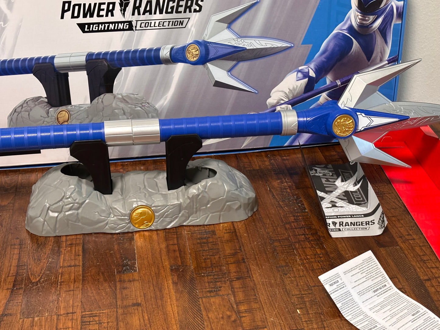 Power Rangers Lightning Collection Blue Ranger Mighty Morphin Power Lance Hasbro 2022