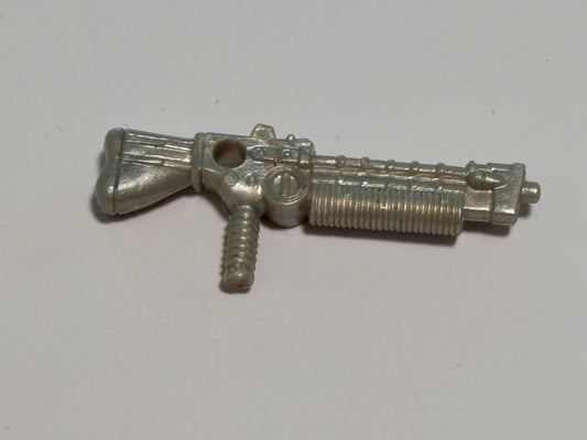 Vintage 1990 Hasbro Bucky O'Hare Bruiser Baboon Silver Gun Rifle Accessory Part