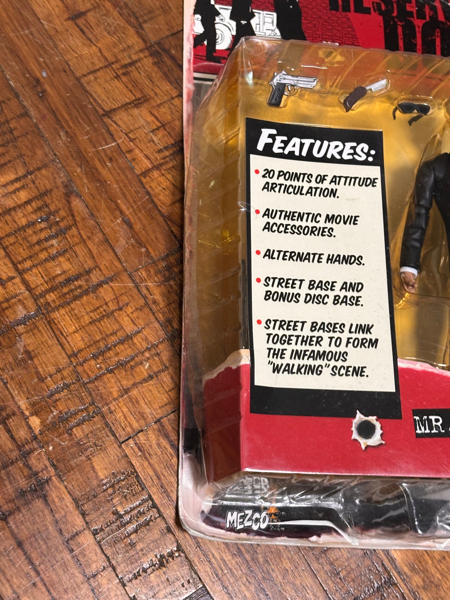Reservoir Dogs Mr. Blonde Action Figure Mezco Toys Artisan Pictures 2001 Michael Madsen New