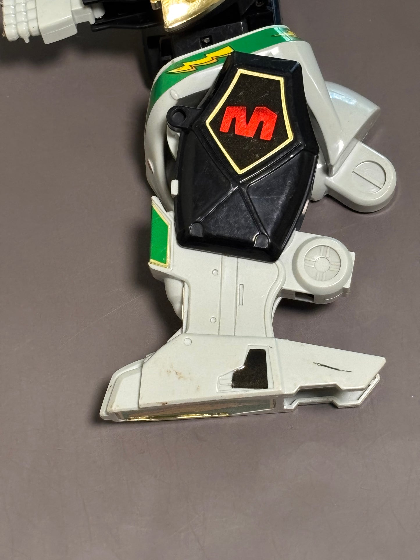 Power Rangers 1993 Green Dragonzord Megazord Part Left Side Leg Arm MMPR