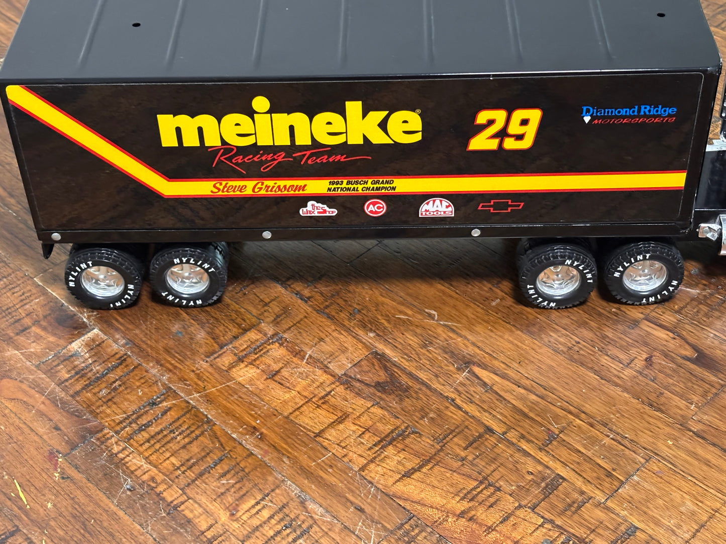 Nylint GMC 18 Wheeler NASCAR #29 Meineke Team Steve Grissom 22” Steel #911-Z